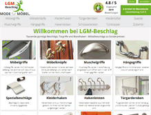 Tablet Screenshot of lgm-beschlag.de